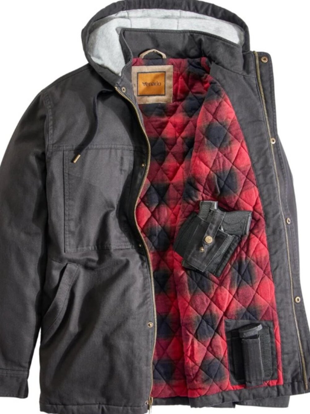 Work Horse Concealed Carry Jacket - Black | Large Tall